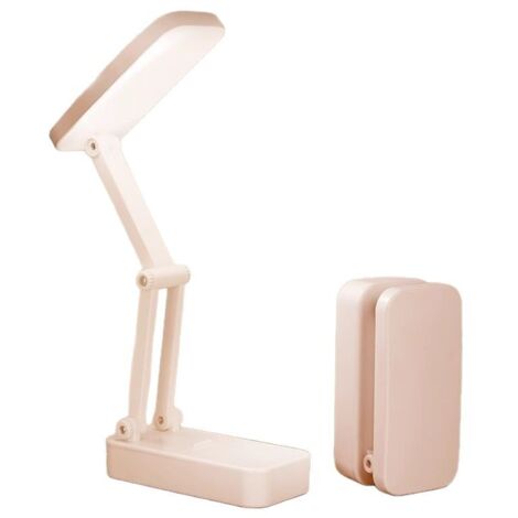 Lampe de Bureau,Table Lampes sans Fil,Lampe Portable & Pliable, Lampe Chevet avec 3 Luminosité & Graduable, Lampe LED Rechargeable, 2400 mAh pour Chambre Coucher, Lecture, Bureau
