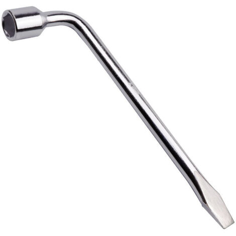Clé de roue de voiture courbée 23 mm en acier au carbone chromé (1/5)