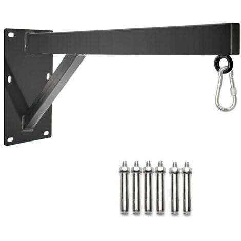 Support de Suspension pour Sac de Frappe - Montage Mural - en Acier Massif - 60cm - capacité de Charge 150 kg