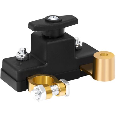 Interrupteur de batterie de voiture, disjoncteur de batterie à borne supérieure pour coupure de batterie 12-24 V, adapté aux véhicules tels que les voitures, les camping-cars, les camions et les batea (1/5)