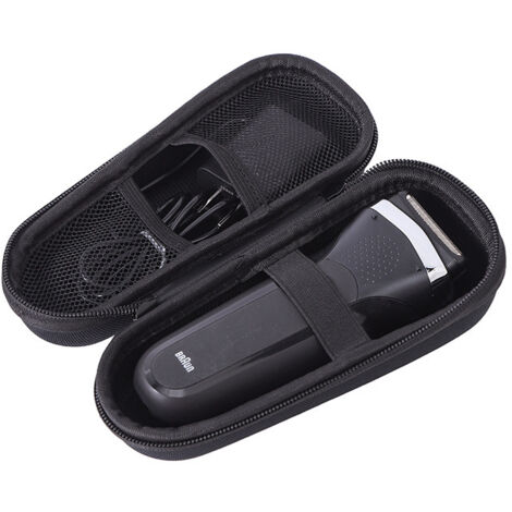 Étui Housse Rasoir Electriques Hommes Shaver Pour Braun Series 5 Shave & Style Rasoir Électrique pour Braun Series 3 Proskin/Series 1 130s, Maison ou les Voyages Aux Chocs (Étui Seulement) (1/5)