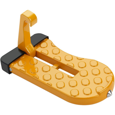 Marchepied de porte de voiture pliable – Antidérapant avec marteau de sécurité en acier inoxydable – Accès toit pour SUV et berline