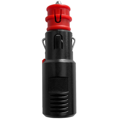 2Pcs Allume Cigares Fiche 12V-24V Prise Allume Cigare Adaptateur Mâle pour Allume-Cigare avec 10A Fusible pour Voiture Camping Car Bateau Moto, Étamage Aléatoire et Connexions Vissées (1/5)