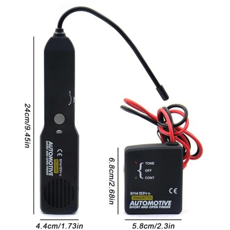 EM415PRO Testeur De Câble Et Traceur De Fil – Détecteur Circuit Auto, Localisation De Pannes, Portable Et Précis