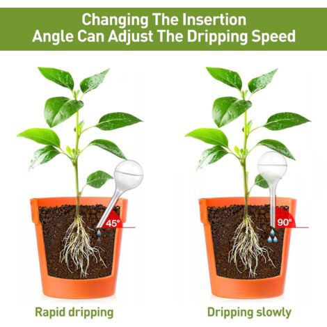 6 Globes D'Arrosage Automatique Pour Plantes Mumisuto - Arrosage Intelligent Intérieur Extérieur