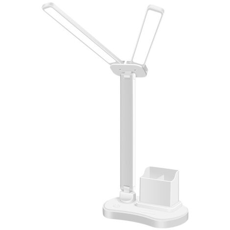 Lampe de Bureau LED, 3 Luminosité 3 Couleurs Lampe Bureau, Protection des Lumiere Bureau Alimentation USB-C pour Lire Étude Portable Pliable, Tactile, Dimmable, pour Enfant,Chambre,Burea