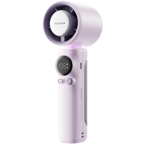 Bearwind Ventilateur turbo portable – 5 vitesses haute vitesse 4000 mAh rechargeable Mini ventilateur personnel à main souffle d'air froid, essentiel