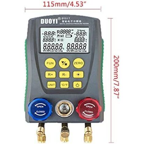 Lot 3 Tuyaux De Recharge Réfrigération 1,36 M - 1/4 NPT Vers M12 Pour R22 R134a Climatisation