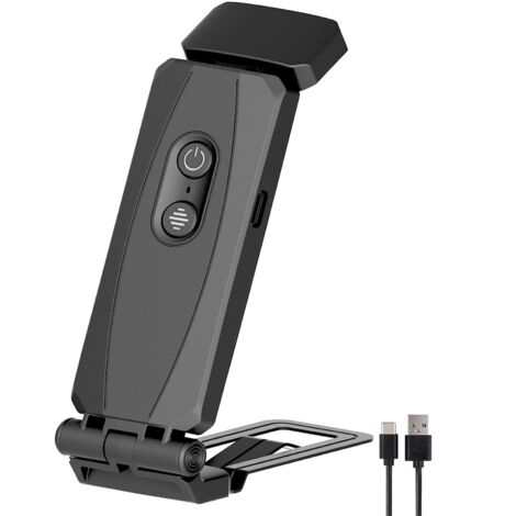 Lampe de Lecture, Liseuse Clip Rechargeable, 3 Modes de Couleur & 5 Niveaux de Luminosité Réglables, Lampe Lecture pour Lire au Lit Cadeau pour Lecteurs de Livres (Noir) (1/5)
