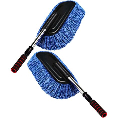 Brosse De Nettoyage Multi-usages Brosse De Lavage De Voiture Souple Et Rétractable pour Lintérieur Et Lextérieur De La Voiture (1/5)