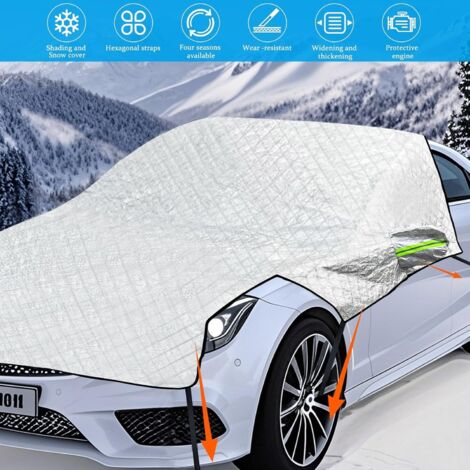 Housse De Protection Solaire Pour Voiture Couverture Argentée
