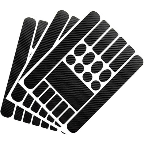 Lot de 3 Autocollant Résistant aux Rayures Cadre de Vélo, Film de Protection pour Cadre de Vélo, Autocollants Protection de Chaîne de Vélo, Protecteur de Cadre de Vélo, pour Vélo de Route VTT-A (1/5)