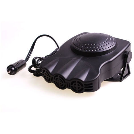 Chauffage Portable pour Voiture, 12 V Anti-buée 2 en 1 Chauffage/Refroidissement, Mini Chauffage de Voiture avec Allume-Cigare Plug-in, Dégivreur de Pare-Brise Noir (1/5)