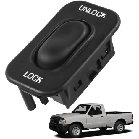 SW7080 Commutateur de verrouillage/déverrouillage électrique côté conducteur avant Compatible avec Ford Ranger 1995-2006 Remplace PDS133 1S9038 F57Z14028AAA ZZM066210 (1/5)