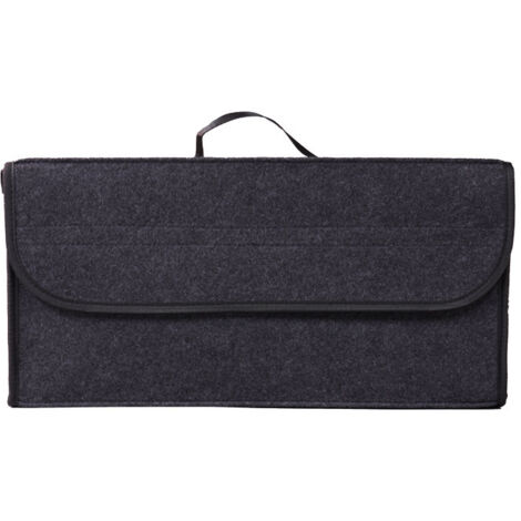 Sac de rangement pliable en feutre antidérapant pour coffre de voiture, outils de voiture et désencombrement intérieur, convient à tous les véhicules (Gris) (1/5)