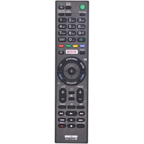 Remplacement telecommande Universelle Sony RMT-TX100D pour Sony Bravia TV RMT-TX200E RMT-TX300E RMT-TX102D RMT-TX101J