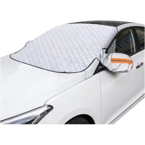 Couverture Pare-Brise Voiture pour DS3 / DS3 Crossback / DS4 / DS5 / DS7 / DS7 Crossback / DS9, Magnétique Bache Pare Brise avec Couvercle de Rétroviseur Voiture Anti Givre Neige Glace 150110 cm (1/5)