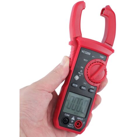 Pince Multimètre Testeur De Courant De Fuite - Mesure AC/DC Automatique Jusqu'à 60A, Pour électriciens