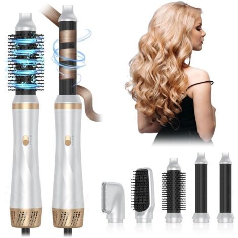 Brosse soufflante 5 en 1 – Sèche-cheveux 1000W avec boucleur 30mm – Technologie à ions négatifs pour cheveux brillants – Convient à tous types de cheveux (1/5)