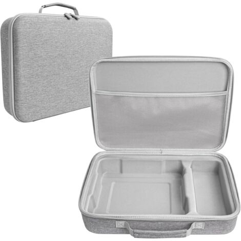 Sac de rangement rigide pour mini robot de nettoyage de vitres (35 x 25,5 x 8,5 cm) (gris)