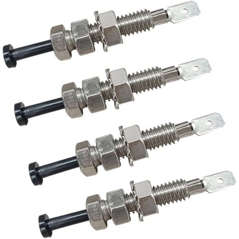 10 interrupteurs à broche pour porte de voiture, marche/arrêt momentané 12 V CC 20 A, alarme de sécurité pour coffre et moteur, interrupteur pour montant de porte, interrupteur à valve réglable, vis p (1/5)