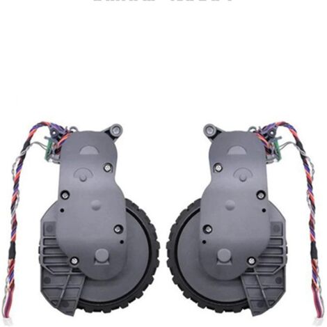 Lot de 2 roues motrices compatibles avec les modèles Roborock S5 Max, S7, S6 Pure, S6 MaxV, E4, E5 et S7 Pro Ultra. Roues de déplacement pour aspirateur, roue gauche + roue droite. (1/4)