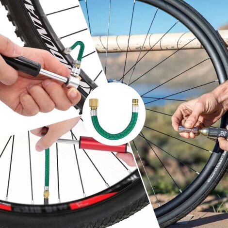 Kit Adaptateurs De Valve FAOKZE – 35 Pièces Pour Vélo, Voiture, Ballon – Avec Boîte De Rangement Et Tuyau De Gonflage