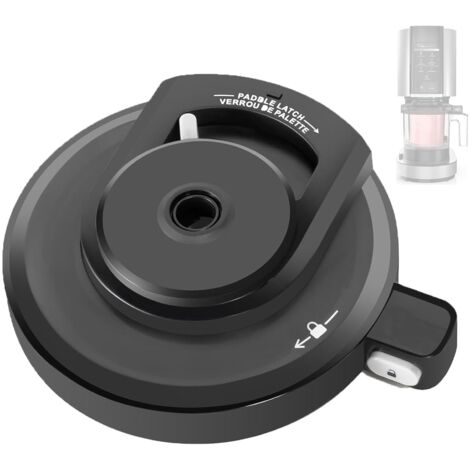 Couvercle de Bol Extérieur, Couvercle de Rechange pour Ninja Creami Séries, Sans BPA et Lavable au Lave-Vaisselle, Compatible avec Les Séries NC299AMZ/NC301/NC300/NC201/NC101 (Sans Palette) (1/5)