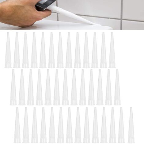 Lot De 10 Embouts Coniques En Silicone Pour Cartouche De Calfeutrage – Buses Pratiques Et Réutilisables