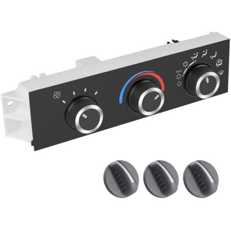 Interrupteur de commande de chauffage de climatisation, compresseur avant avec les modèles suivants : GMC G3500 Savana Astro Express 1500 2500 3500 4500 OE599-217 15073274 Module de commande de climat (1/5)