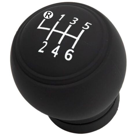 Funda Pomo Cambios Marcha Coche Antideslizante,Pommeau de Levier de Vitesse de Voiture 6 Vitesses,Pommeau de Vitesse,Couvercle Universel Pommeau Levier Vitesse Voiture en Silicone (1/5)