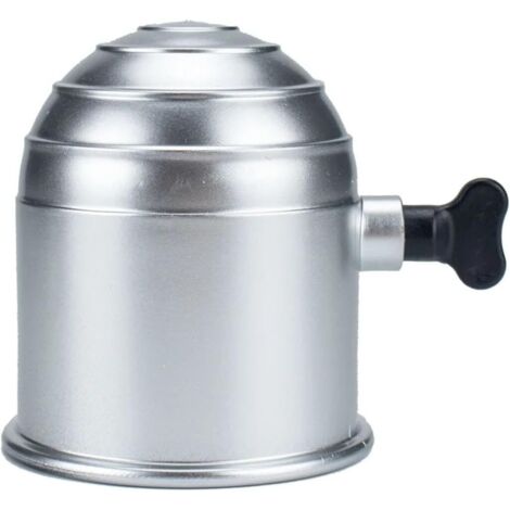 50MM Couvercle Boule Barre Remorquage De Voiture Capuchon De Protection De Remorque D'attelage De Clé Verrouillable Couvercle du Crochet de remorquage(Argent) (1/4)
