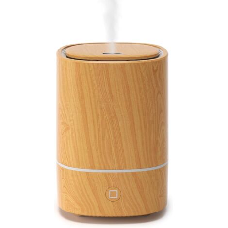 Diffuseur d’Huiles Essentielles, 125ml Diffuseur d’Aromathérapie, Diffuseur Ultrasonique pour Huiles Essentielles, Humidificateur à Brume Fraîche avec Lumières LED 7 Couleurs, Arrêt Automatiqu (1/5)