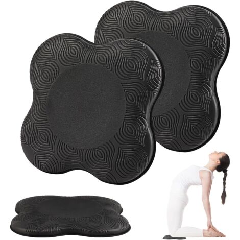 2 Pièces Yoga Genouillère, 20 x 20 cm Tapis Yoga Antidérapants Coussin de Genou Pad Bolster Sport Accessoires Yoga pour Fitness Stretching Protéger Genoux Coudes Cheville