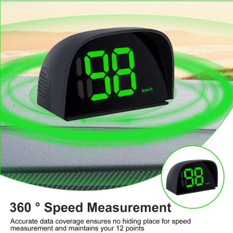 Compteur de vitesse GPS avec rétroéclairage - 120 km/h universel 85 mm