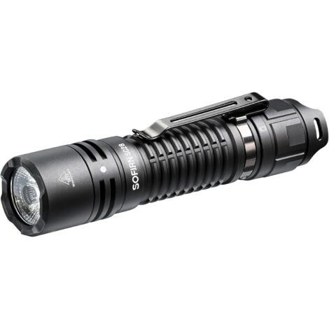 Applicable SC28 Lampe Torche LED 2800 Lumens Lampe Tactique Lampe de Poche Rechargeable Ultra Puissante Lampe EDC, Pour Camping, Urgence, Chasse, Randonnée [Classe énergétique A] (1/5)