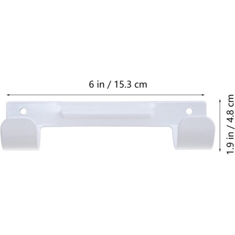 1Pc Planche À Repasser Crochet Planche À Repasser Cintre Mural Porte Vetements Planche A Repasser Decor De Buanderie Etageres Murales Support De Planche A Repasser Double Tete 89990440