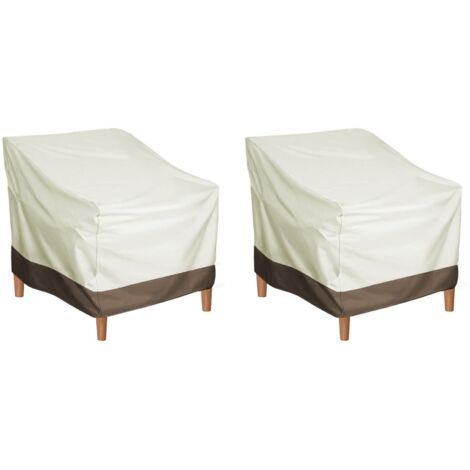 Housse Protection Banc Jardin 2 Places 135x67x65/91cm - Imperméable Résistante UV