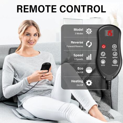 Écharpe Cervicale Chauffante Et Massante - 3 Niveaux De Chaleur, Massage Vibrations - Alimentation USB - Pour Sport, Voyage