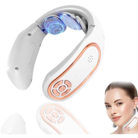 Masseur Cervical, 3 Niveau Chauffage à Température Constante Massage Cou Portable 4 Modes De Massage Par Impulsions 15 Niveaux D'Intensité Pour La Nuque Et Les épaules (1/5)