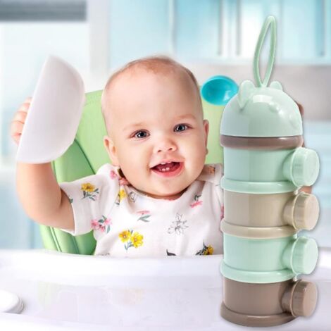 Conteneur Scellé 1200ml Pour Lait En Poudre Bébé - Doseur Portable Pratique Et Hermétique