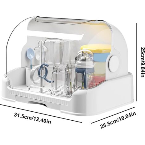 Cuque Boîte De Rangement Pour Biberon Boîte De Rangement Portable Pour Biberons Biberon Séchoir