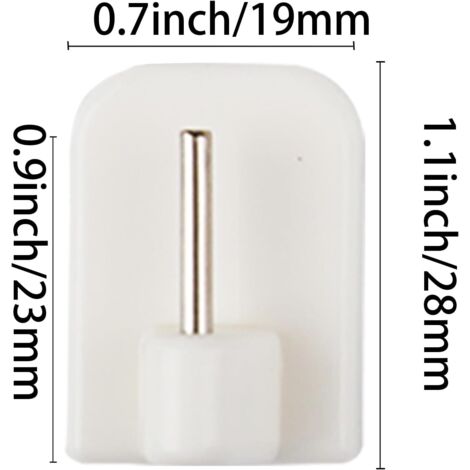 10 Crochets Rideaux Autocollants sans Percage – Support Tringle Adhésif pour Barre à Rideau – Accroche Rideau Solide pour Cuisine, Salle de Bain | Leroy Merlin