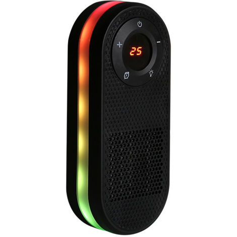 Mini ventilateur chaud petite lampe de nuit domestique modèle portable ventilateur chaud télécommande chauffage électrique (1/2)