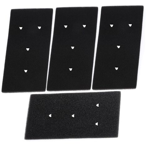 Lot de 4 filtres pour sèche-Linge Bauknecht Privileg Whirlpool HX 481010716911, 230 x 115 x 14 mm, Sèche-Linge à Pompe à Chaleur, Filtre éponge, Séchoir à Condensation