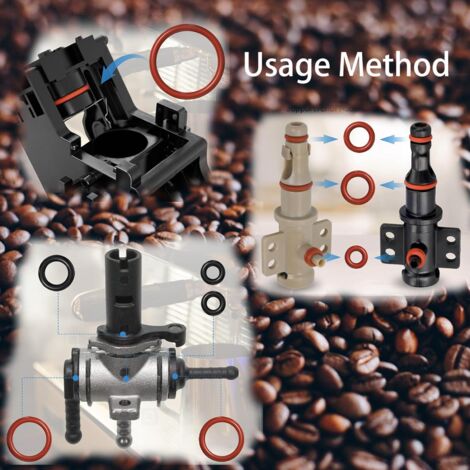 Set van 3 afdichtingen, onderhoudsset, O-ringen voor het stoomventiel HWD warmwaterventiel, geschikt voor Phillips Saeco Spidem Gaggia Set-11 van Snapworld-Kaffee Set van 3 afdichtingen, onderhoudsset, O-ringen voor het stoomventiel HWD warmwaterventiel, geschikt voor Phillips Saeco Spidem Gaggia Set-11 van Snapworld-Kaffee