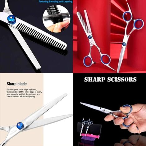 Ciseaux de coiffure professionnels, ciseaux de coupe de cheveux, ci