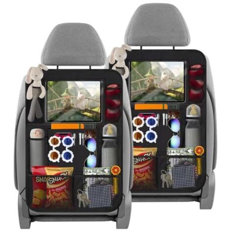 Organiseur De Siège Arrière Voiture Avec Plateau Et Support Tablette - Imperméable, Pliable - Pour SUV, Camping-car, Voyages En Famille