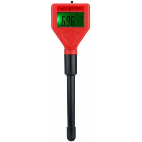 pH-mètre professionnel portable pH-98103 – Écran LCD rétroéclairé – Rechargeable – Pour aquariums et piscines – Précision ±0,1 pH