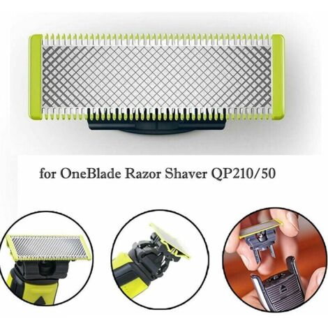 Lames de rechange Philips OneBlade – Compatibles avec modèles QP220/50, QP2520/2523/2530 – Coupe précise pour rasage efficace (1/5)